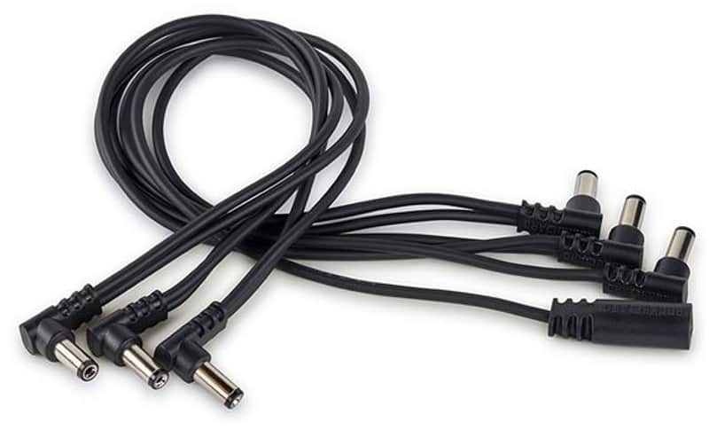 RockBoard Flat Daisy Chain Cable 6 Outputs Angled image 1