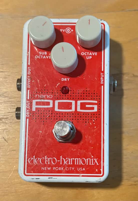 Electro-Harmonix Nano POG Polyphonic Octave Generator 2015 - Present - Red / White