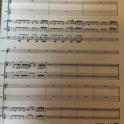 Toto - Kingdom of Desire - Guitar and Bass tab / tablature Book - Japan Steve Lukather image 4