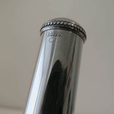 Yamaha YFL-581 Open Hole In-Line G, Solid Silver Flute image 3
