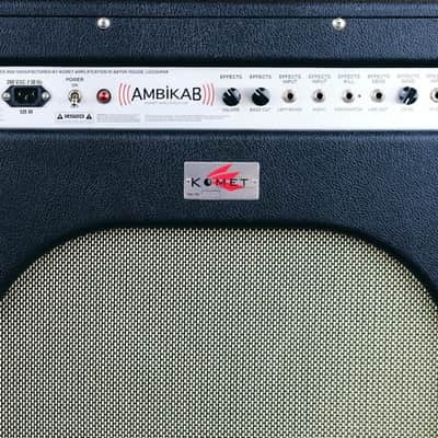 KOMET Ambikab, offen in schwarz, 160Watt Gitarren-Verstärker-Box (3-Weg Wet/Dry/Wet), Celestion Speaker image 4