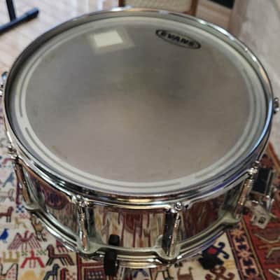 STUDIO SALE! Vintage Pearl Free Floating 14×6.5 Chrome Snare 1983 Japan image 10