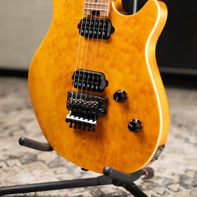 EVH Wolfgang WG Standard QM Electric Guitar - Transparent Amber image 4