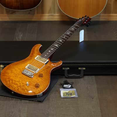 1999 PRS Custom 22 Quilt Top Electric Guitar Amber Burst + HSC image 1