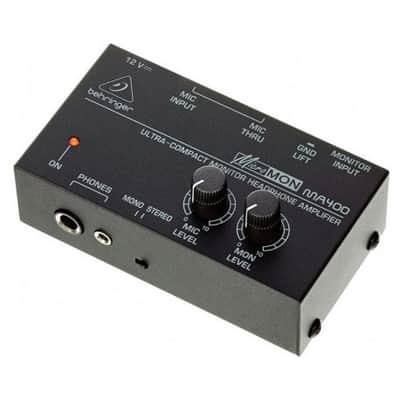 Behringer Ma400 Micromon Preamplificatore Per Cuffie Mic In Thru Xlr image 2