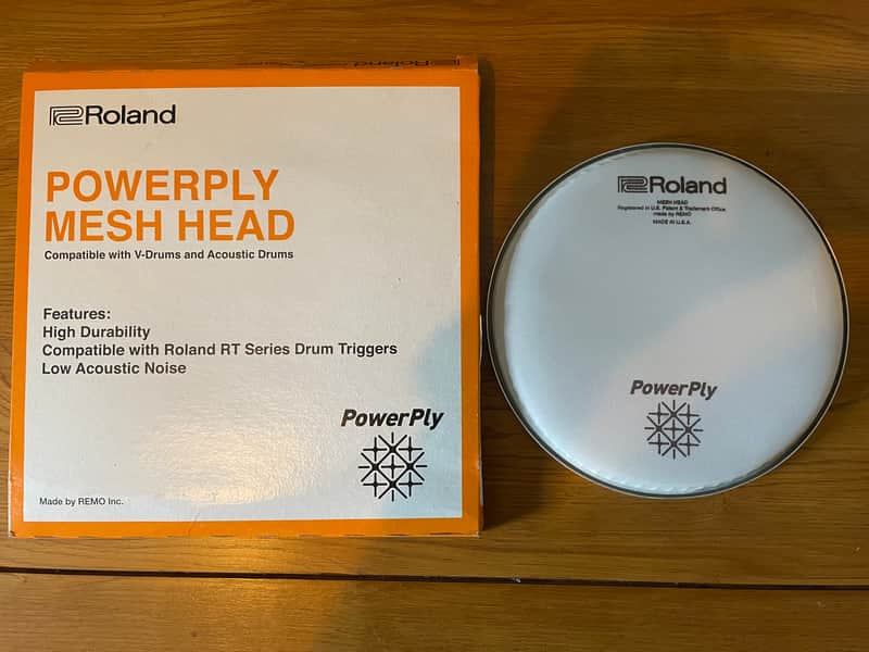 Roland MH2-8 PowerPly 8" Mesh Head 2015 - 2020 - White image 1