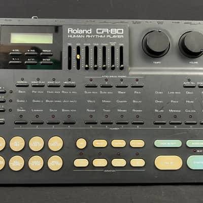 Roland CR-80 Human Rhythm Player 1990s - Gray w/ Power Supply