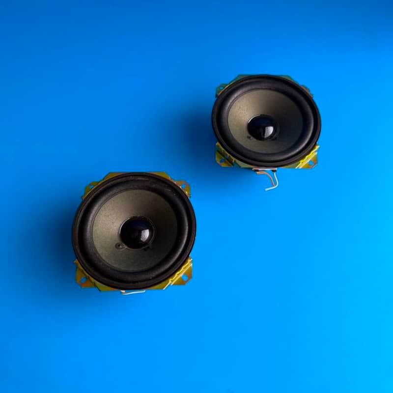 CASIO WK-1630 WK-3000 Part: S12J96A SANYO 8Ohms 8W Speaker 4.5" Woofer [2PCS] V2 image 1