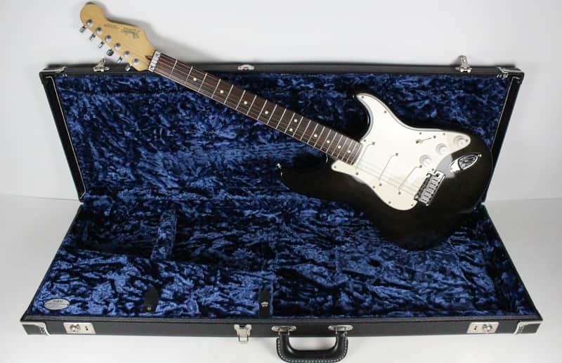RARE 1990 Vintage Fender Stratocaster Plus Deluxe Translucent Black E9 Series Wilkinson Nut USA image 1
