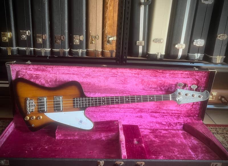 1977 GIBSON THUNDERBIRD BICENTENNIAL BASS - SUNBURST - WITH ORIGINAL HARD CASE image 1