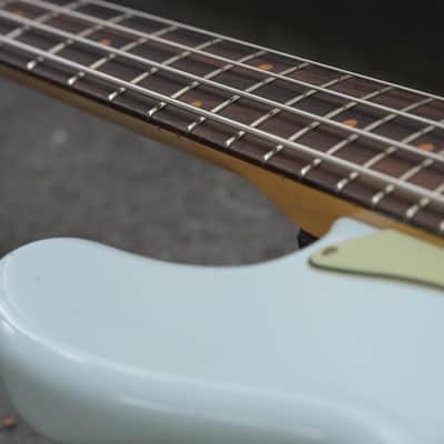 Fender Custom Shop '63 Jazz Bass, Jouneyman Relic - Aged Sonic Blue image 12