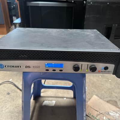 Crown DSi 1000 Digital Screen Series 2-Channel Power Amplifier 2010s - Black and Silver image 4