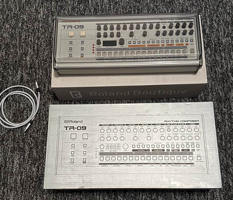 Roland TR-09 w/Decksaver + micro USB/USB-C image 1