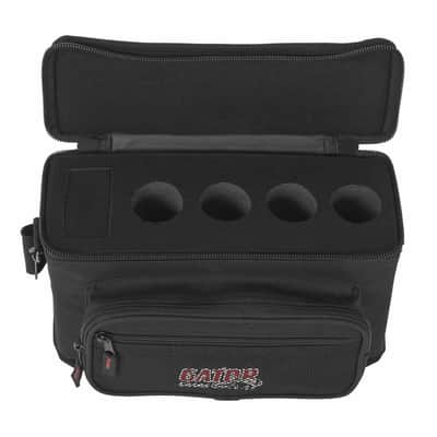 Gator Cases GM-4 Padded Lightweight Microphone Bag for Four Microphones image 19