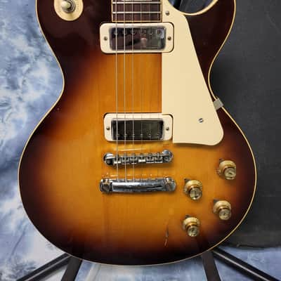 Video Demo Vintage 1973 Gibson Les Paul Deluxe Sunburst Mini Humbuckers Pro Setup New Strings Original Hardshell Case image 2