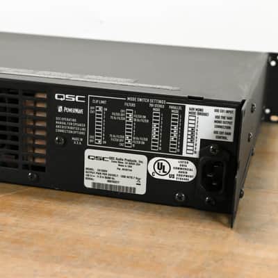 QSC CX1202V 1200W 70V 2-Channel Power Amplifier CG011ZZ image 5