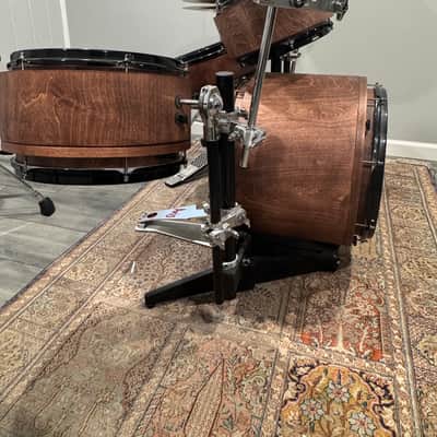 Whitney Drums Penguin 16 Nesting Kit - Black cherry stain with metal hoops image 2