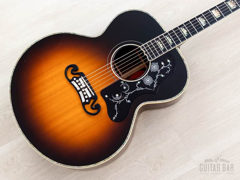 1995 Gibson J-200 Deluxe Limited Run Jumbo Sunburst, Rosewood Back + Sides, Near-Mint w/ Case image 1