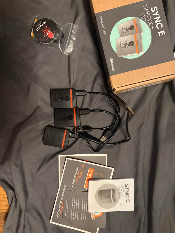 Tentacle Sync Tentacle Sync Sync E Timecode Generator with Bluetooth, Set of 3 image 1