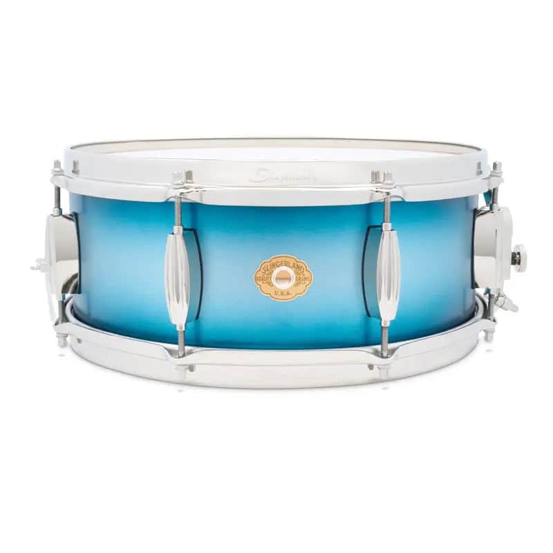 Slingerland Radio King Artist Snare Drum 14x5.5 Blue & Silver Lacquer image 1