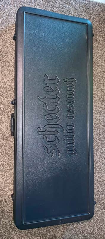 Schecter SGR-8V V-Shaped Guitar Hard Case 2010s - Black image 1