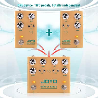 JOYO Dual Crunch Pure Analog Circuit Overdrive Effect Pedal with Independent Clipping for Electric Guitar - True Bypass (King of Kings R-20) Price include the import duty for US buyer image 7