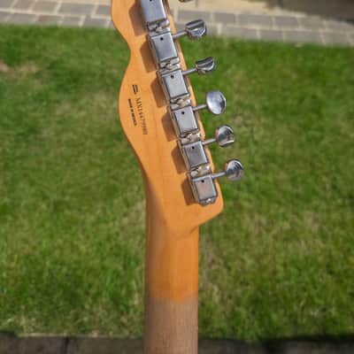 Fender Classic Player Baja '60s Telecaster (relic) 2014 - Modded Relic White over Candy Apple Red image 6