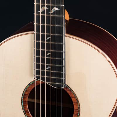 Lowden S-50 Madagascar Rosewood and Adirondack Spruce with Bevel and Leaf Inlays Used (2023) image 9