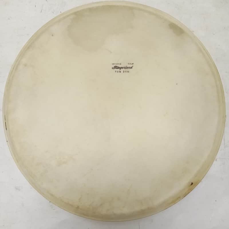 Slingerland 16"Floor Tom Drum Genuine Calf Skin Batter/Resonant Head Vintage 50s image 1