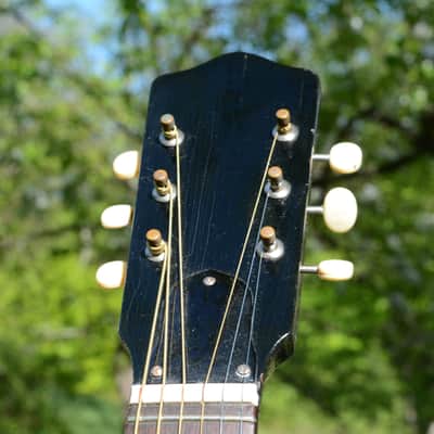 c. 1965 Vintage Eko Modello 100 Guitar, in Red Burst finish, w/a Pro Refurb setup and comes with a New Gator Black Hardshell Case image 13