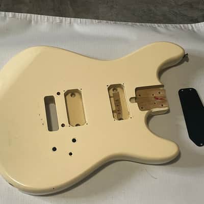 1980's Matsumoku Era Made in Japan Kramer Focus 2000 Aged White Guitar Body Floyd Ready image 1