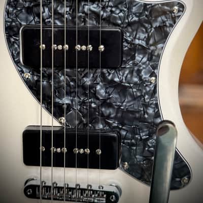JHG James Hood Guitar SS-101 2017 - Pearl White Metallic image 7