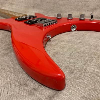 1983 USA Peavey Mystic Hardtail Electric Guitar Original Blade Pickups Bizarre Pointy image 8