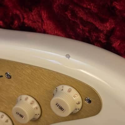 Fender Custom American Deluxe Stratocaster Olympic White Maple UPGRADES G&G USA Strat Professional II image 8