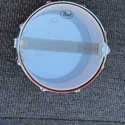 Pearl Export 14x5.5 Snare Drum Burgundy w/Genuine Pearl Throw-Off image 9