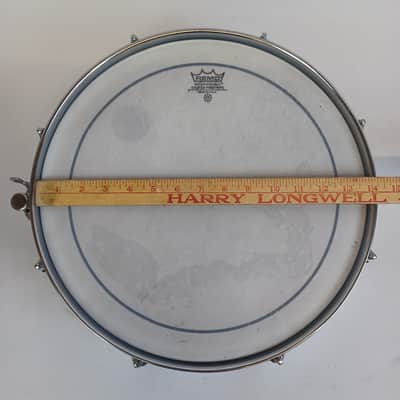 *Rogers 60s COB Dayton Powertone Snare Drum 5x14"Chrome Brass Script Vintage* imagen 15