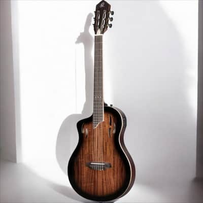 Ortega TourPlayer Series Nylon String Acoustic-Electric Guitar - RTPDLX-ACA-L, Left-handed image 3