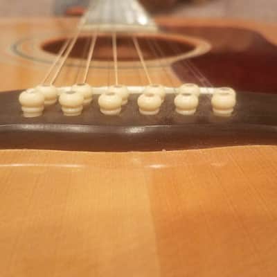 1977 Takamine F-395MS Jumbo 12-string. 'Lawsuit' copy of the Guild F412. image 11