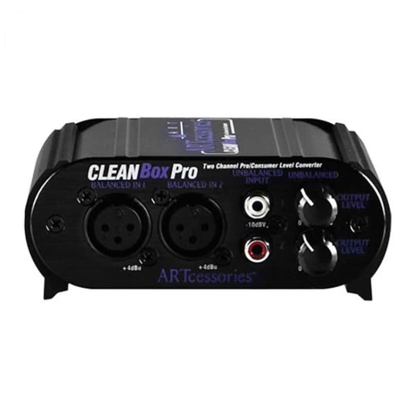 ART Two Channel Pro Converter. XLR, RCA and 1/8" I/O w/ 12V AC Adaptor image 1