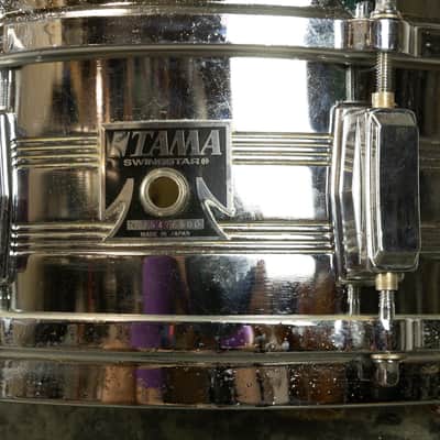 1980s Tama Swingstar 5x14 Steel Snare Drum image 8