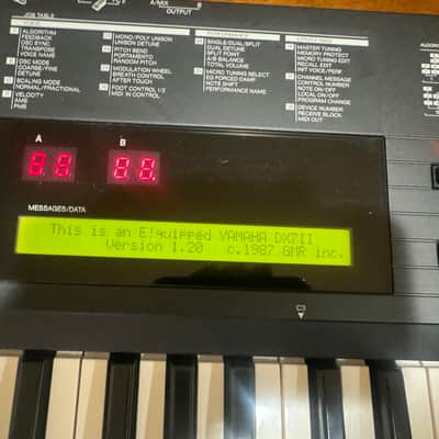 Yamaha DX7 II FD E! Gray Matter Enhanced FM Synthesizer – Rare Upgrade – Excellent Condition image 6