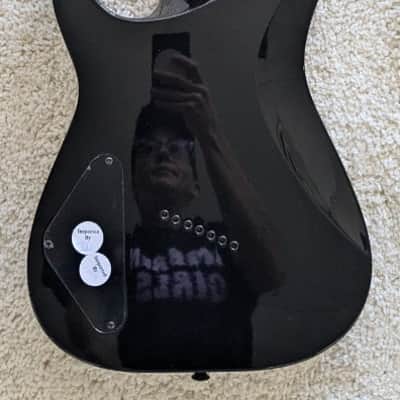 Jackson X Series Soloist Arch Top SLATX7Q 7-String Guitar, Trans Blue Burst DEMO image 2