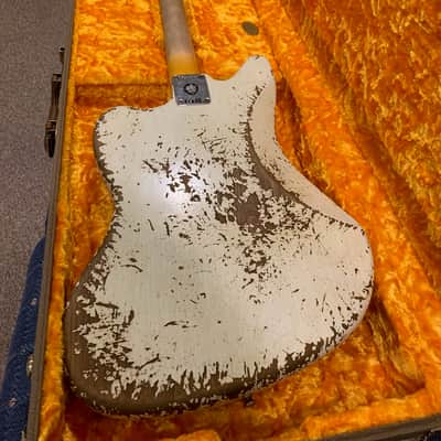 Fender Custom Shop 1964 Jaguar Super Heavy Relic Olympic White image 9