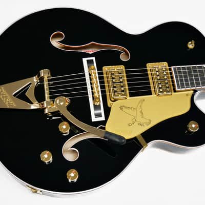 Gretsch G6136TG Pro Players Edition Falcon Gold Hardware Ebony Fingerboard 2022 Black image 1