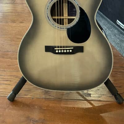 Martin OMJM John Mayer 20th Anniversary - Platinum Gray Burst / 4lbs. 8.9oz. #2911326 image 3