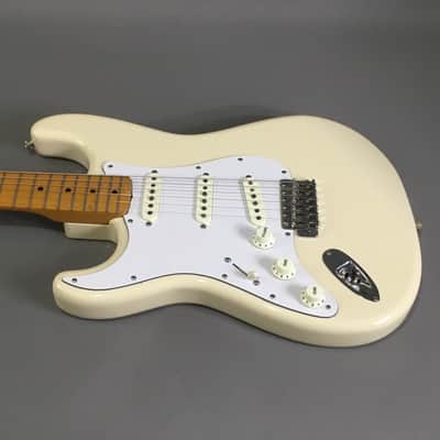 LEFTY! Vintage Fender Strat ‘67 Reissue Blonde Relic ST60s Staggered Pups Maple Neck 7.5 Lb HSC image 7