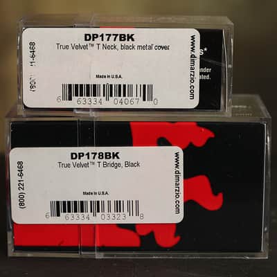 DiMarzio True Velvet T Tele Pickup Set w/ Black Cover DP178 & DP177 Telecaster image 2