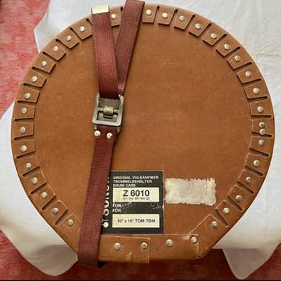 Vintage Sonor Z 6010 Original Vulkanfiber Drum Case for 10"x10" Tom - Made in Germany image 2