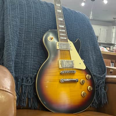 Epiphone "Inspired by Gibson Custom" '59 Les Paul Standard 2024 - 2025 Tobacco Burst with Gibson Custombuckers image 2