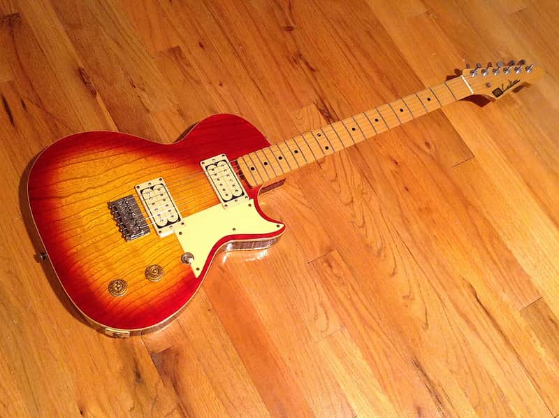 Strings & Things Custom Bluesmaster 1983 Cherry Sunburst : rare,  vintage, and unique ! image 1